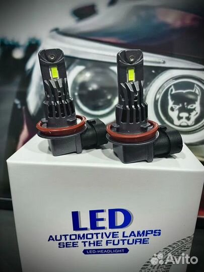 LED лампы 4300k H11 для Toyota Corolla от 2013