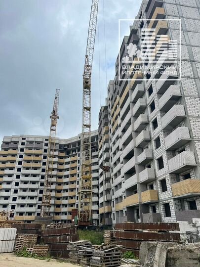 2-к. квартира, 54,5 м², 1/12 эт.