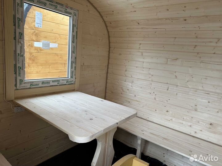 Баня бочка готовая