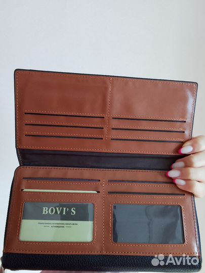 Кошелек мужской кожаный новый