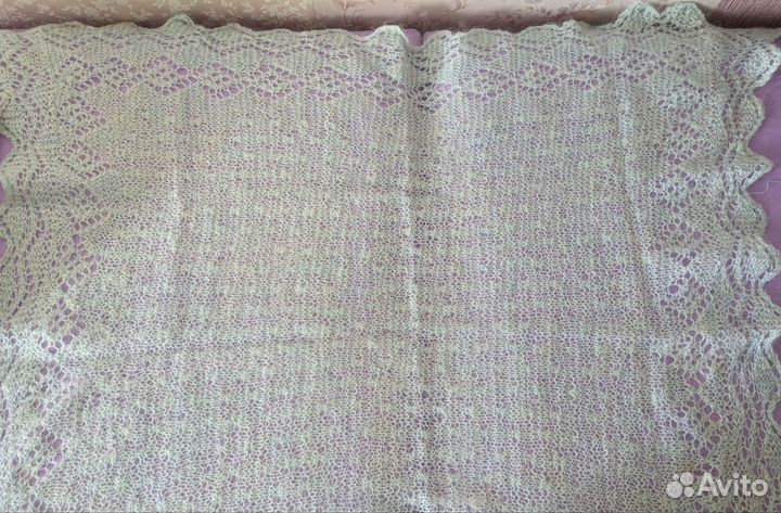 Платок- шаль,козья шерсть.Цена за две шт