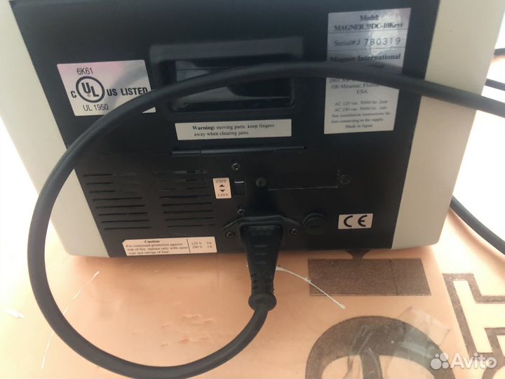 Счетчик банкнот magner 35dc-10keys