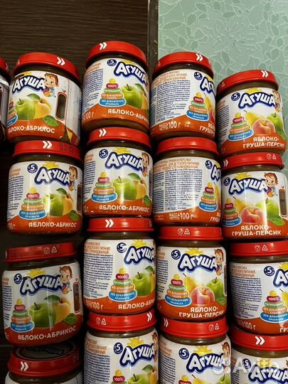 Фруктовое пюре Агуша/детское питание