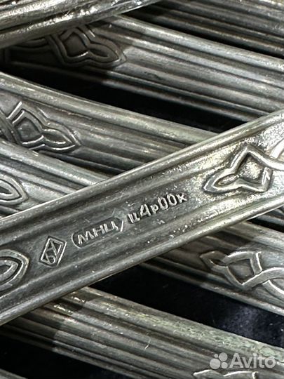 Набор столовых приборов мельхиор СССР