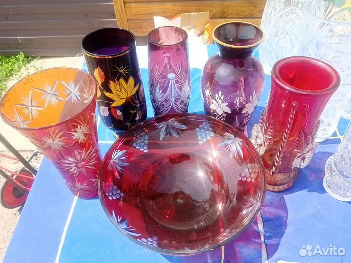 Марганцевое и рубиновое стекло