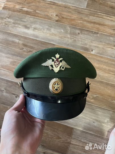 Фуражка офисная зеленая 57 размер