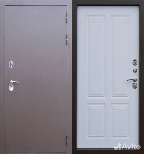 Входная дверь с терморазрывом Броня Термо Ral-8017