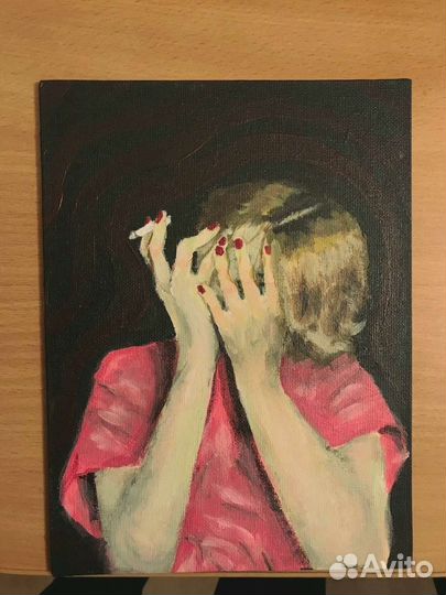 Картина акрилом на холсте