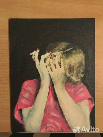 Картина акрилом на холсте