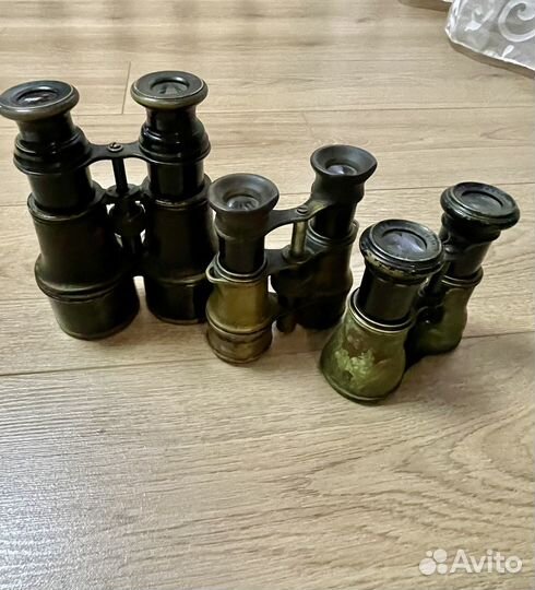Бинокль старинный 3 шт
