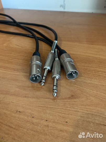 Кабеля мониторные балансные TRS / XLR