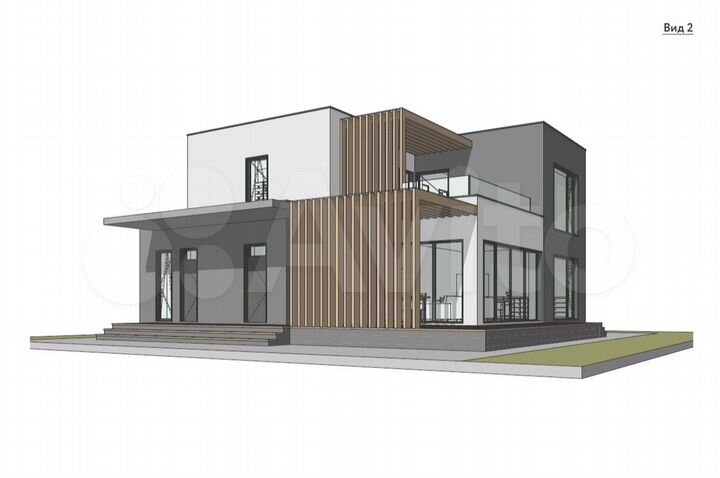 Коттедж 307 м² на участке 11 сот.