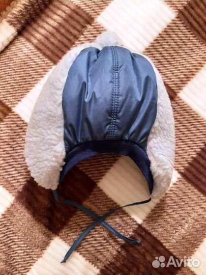 Шапка зимняя для мальчика р. 48