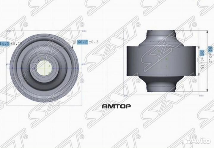 SAT ST-MR403441 Сайлентблок RR (вертик) переднего