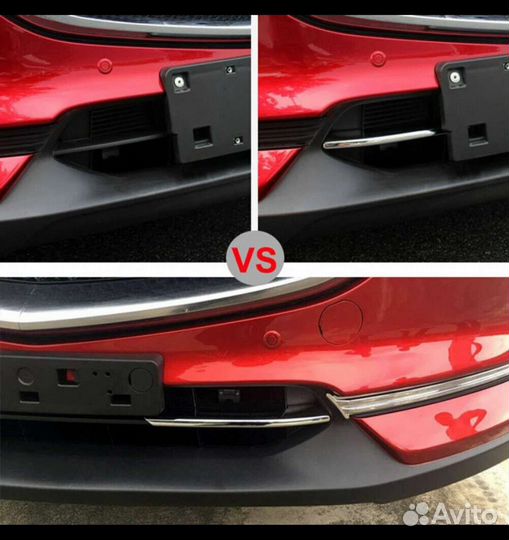 Декоративные накладки на бампер сх-5