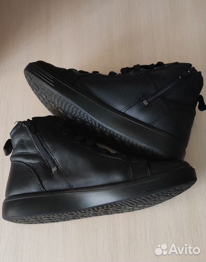 Ботинки ecco кожаные р. 37 для мальчика