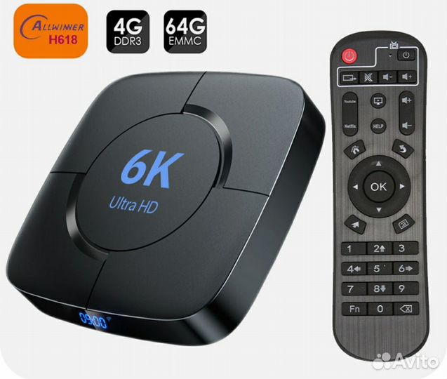 Smart TV Приставка Transpeed6K T98 (H618) 4/64