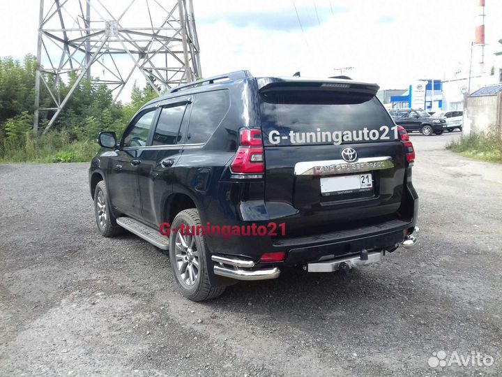 Защита бампера LC150 Prado