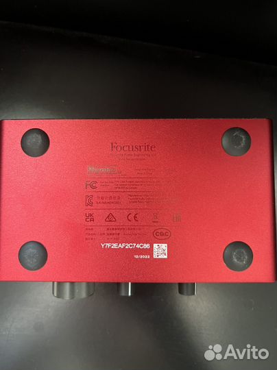 Звуковая карта Focusrite Scarlett Solo 3rd Gen