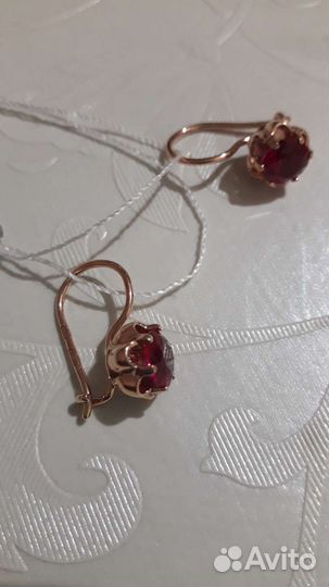 Серебряные серьги 925проба