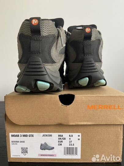 Походные ботинки Merrell moab 3 mid gtx 37 размер