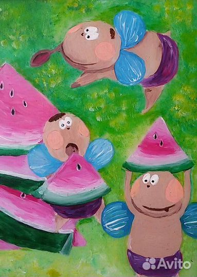 Картины в детскую-ручная роспись