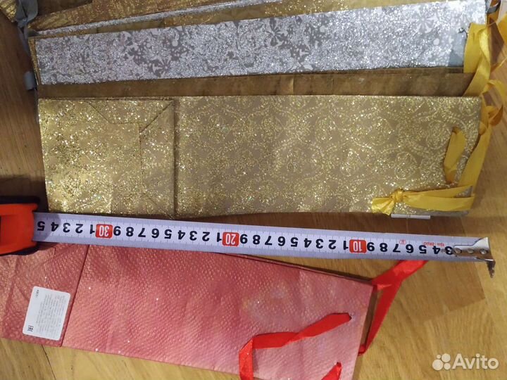 Пакеты подарочные 35*10*10