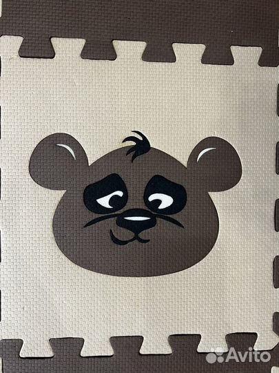 Детский коврик для ползания пазл