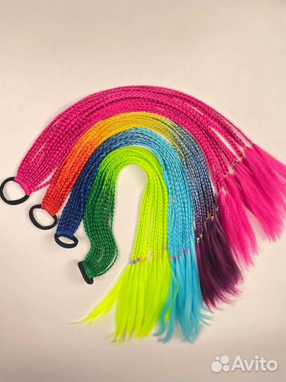 Косички на резинке