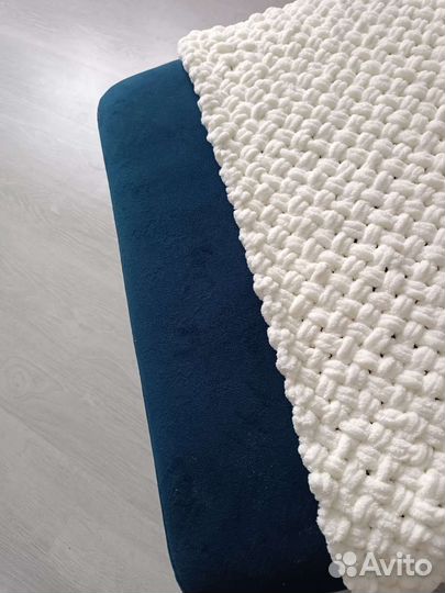 Плед из ализе пуффи