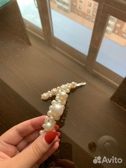 Жемчужные заколочки