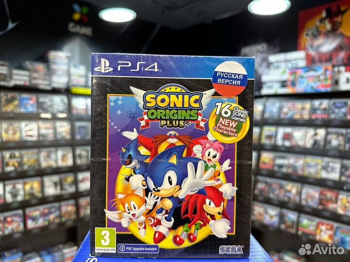 Игры для PS4: Sonic Origins Plus (Русская версия)