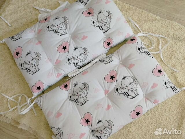 Бортики на детскую кроватку для малышки