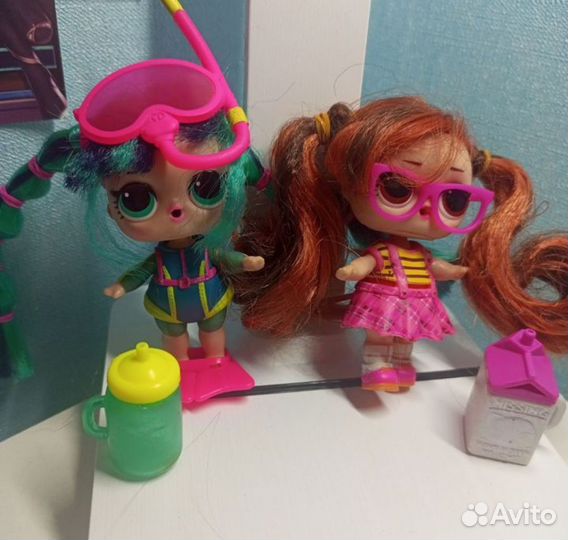 Куклы лол с волосами