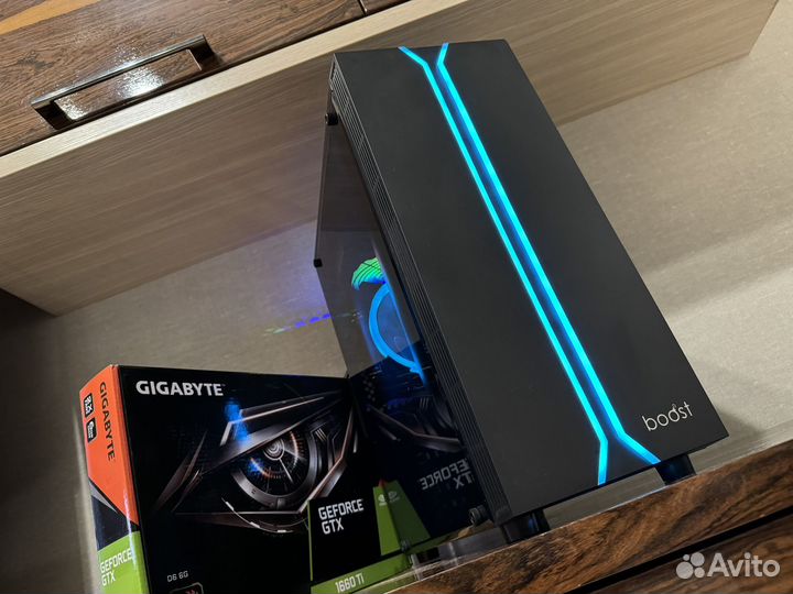 Игровой пк 10/20 ядер, 32озу, GTX 1660ti, ssd