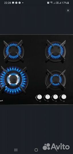Газовая варочная панель 4 конфорки