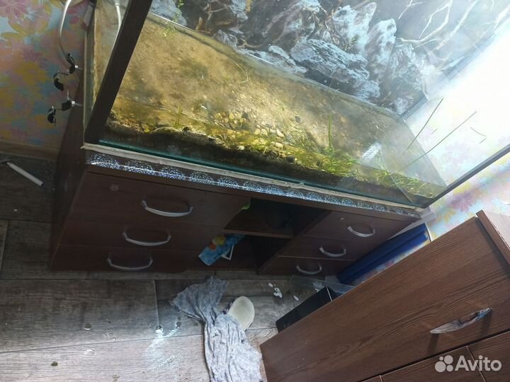 Аквариум огромный 400 литров