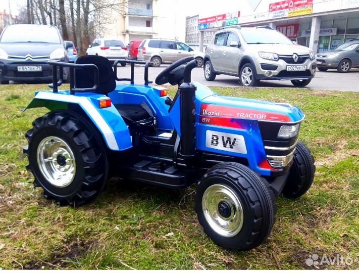 Детский электромобиль-трактор с пультом управления