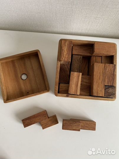Деревянная головоломка куб cube