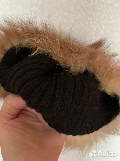 Шапка зимняя меховая женская-лиса