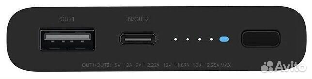 Power Bank Xiaomi Mi 10000mAh 10W, черная