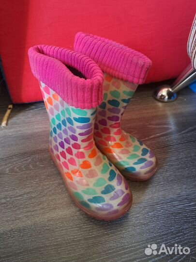 Сапоги резиновые для девочки