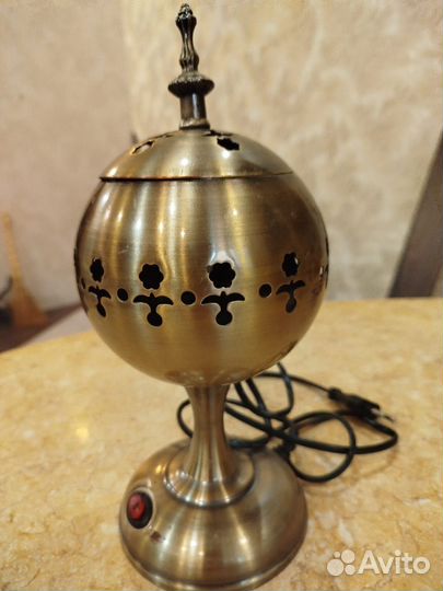 Бахурница электрическая латунь