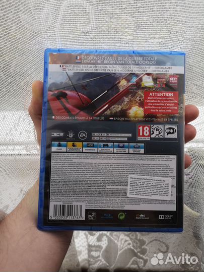 Нов. battlefield 1 PS4/PS5 на русском