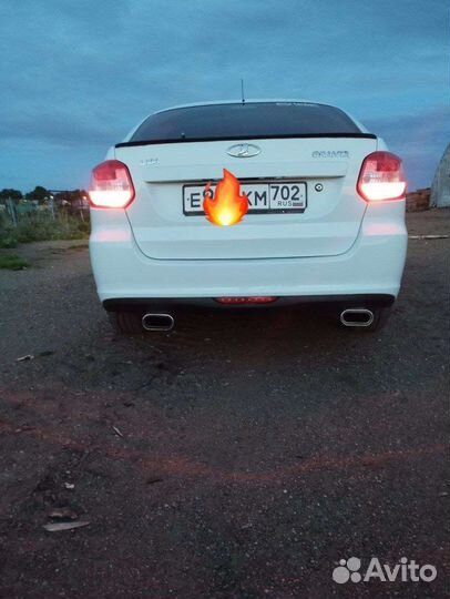 Раздвоенный (двойной) выхлоп на гранту