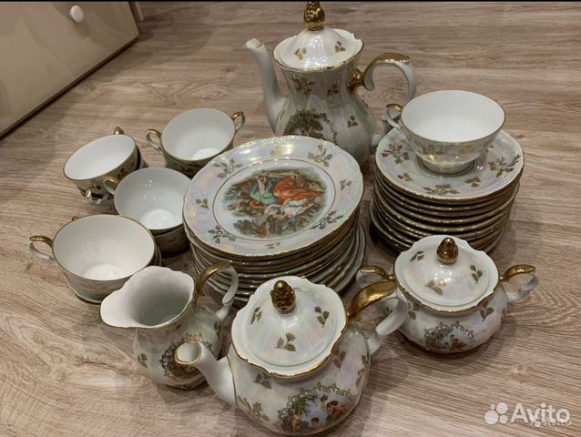 Столово-чайный сервиз мадонна гдр 40 предметов