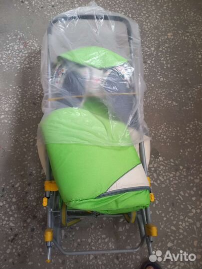 Детские санки коляска ника