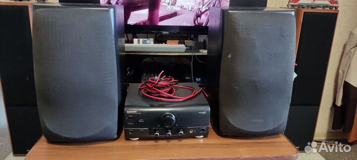 Комплект усилитель +акустика Technics
