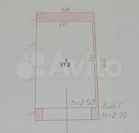 Гараж, 17 м²