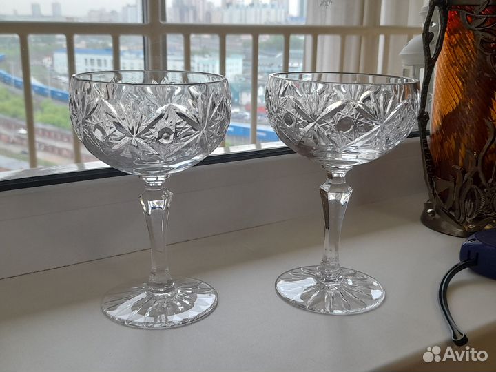 Фужеры для шампанского хрусталь СССР